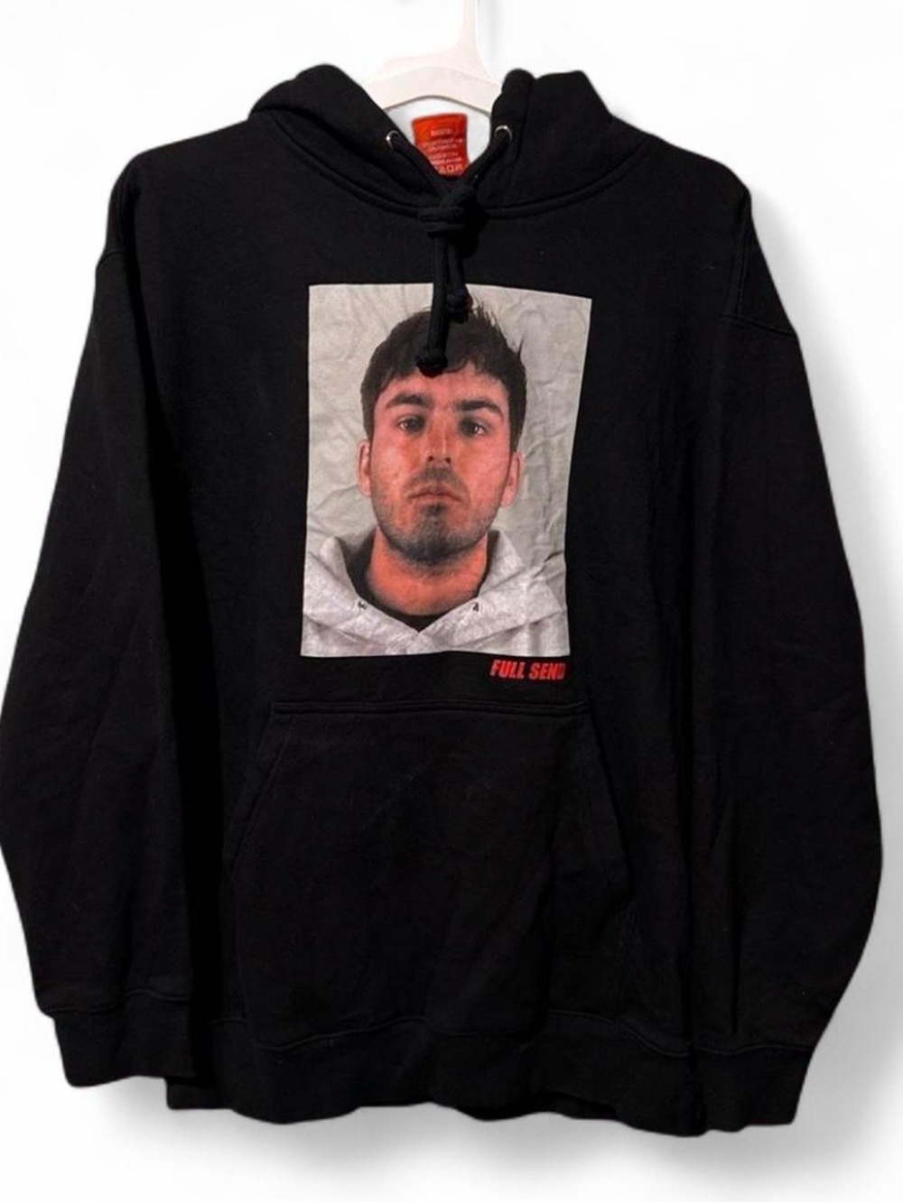 Rare Full Send Limited Drop Mugshot Hoodie size Medium